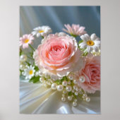 Blume mit zeitloser, extravaganter Eleganz Poster (Vorne)