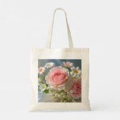 Blume mit zeitloser, extravaganter Eleganz Tragetasche (Rückseite)