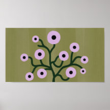 Blume mit Zweigstellen, Wall Art