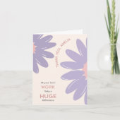 Blume Mitarbeiterinnen und Mitarbeiter Wertschätzu Einladung (Vorderseite)