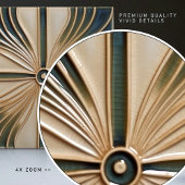 Blume Mitte des Jahrhunderts Symmetrie Art Deco Be Fliese