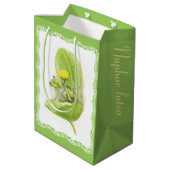 Blume Mittlere Geschenktüte (Rückseite Schrägansicht)