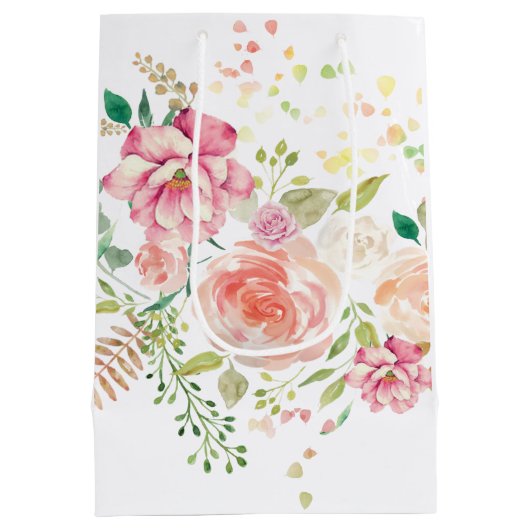 Blume Mittlere Geschenktüte (Rückseite)