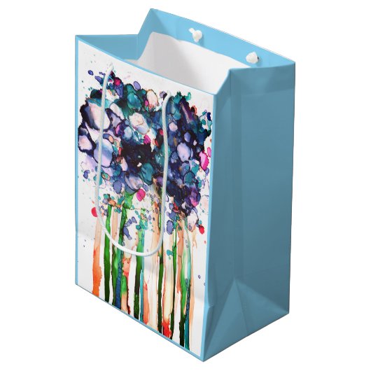 Blume Mittlere Geschenktüte (Vorderseite Schrägansicht)