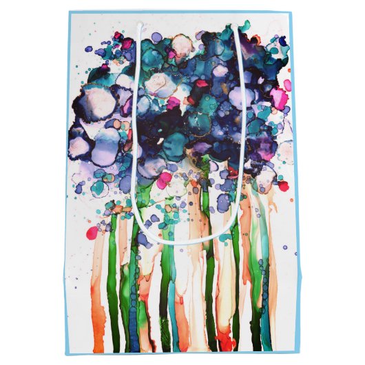 Blume Mittlere Geschenktüte (Rückseite)