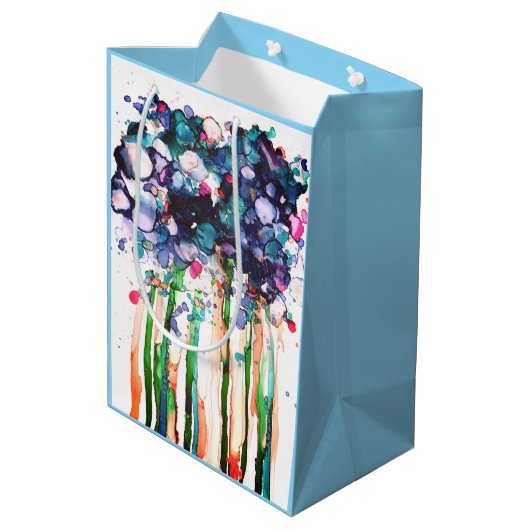 Blume Mittlere Geschenktüte (Rückseite Schrägansicht)