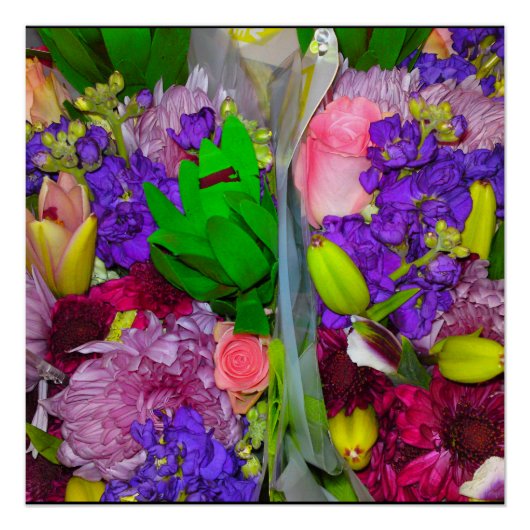 Blume Mix 9 Perfektes Poster (Vorderseite)