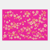 Blume-Mix-Muster Geschenkpapier Set (Vorderseite 2)