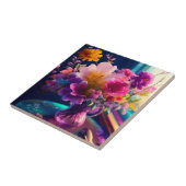 Blume Mix Vase 1 Fliese (Seite)