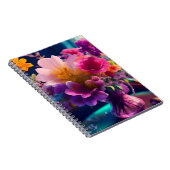 Blume Mix Vase 1 Notizblock (Rechte Seite)