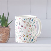 Blume Modernes Blumenmuster Kaffeetasse