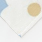 Blume Modernes und frisches Muster Fleecedecke (Ecke)