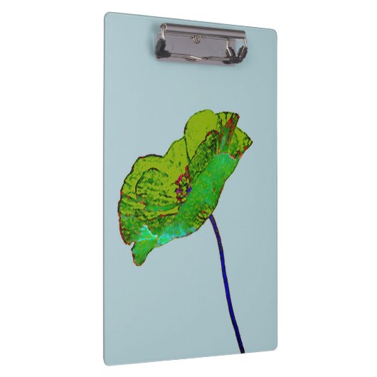 Blume Mohn Blumendesign Klemmbrett (Rechts)