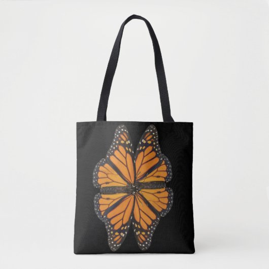 Blume Monarch Butterfly Tasche (Vorderseite)