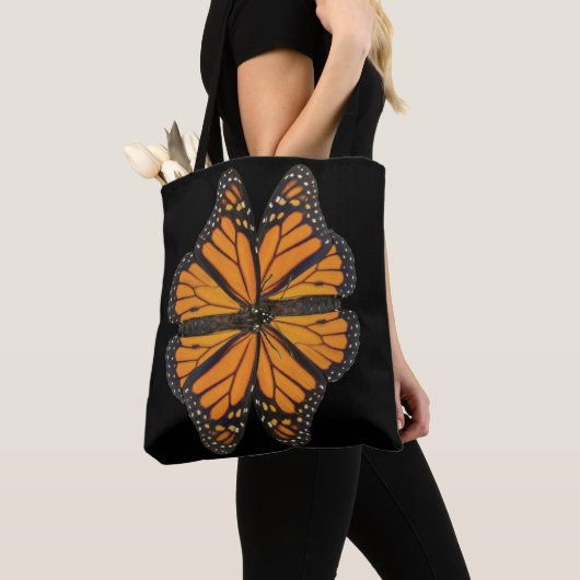 Blume Monarch Butterfly Tasche (Von Nahem)