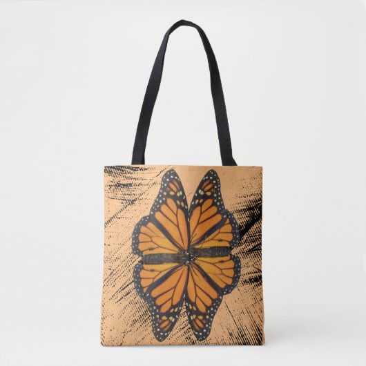 Blume Monarch Butterfly Tasche (Vorderseite)