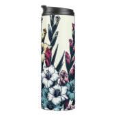 Blume Monat August Gladiolus Personalisiert Thermosbecher (Nach rechts gedreht)