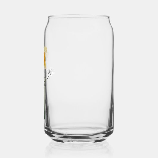 Blume Monat März Bezeichnung Dosenglas (Links)