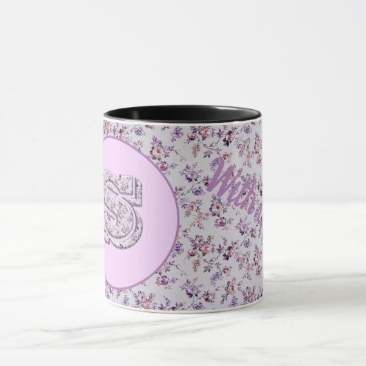 Blume Monogram S Tasse (Zentrum)