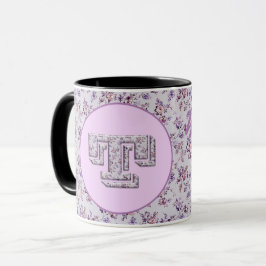 Blume Monogram T Tasse