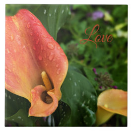 Blume morgens fliese