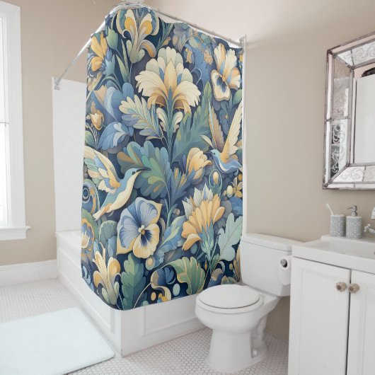 Blume Morris Art Duschvorhang (Beispiel)
