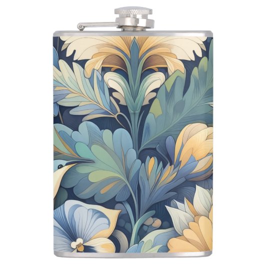 Blume Morris Art Flachmann (Vorderseite)