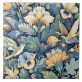 Blume Morris Art Fliese (Vorderseite)