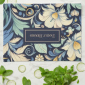 Blume Morris Art Geschirrtuch (Gefaltet)