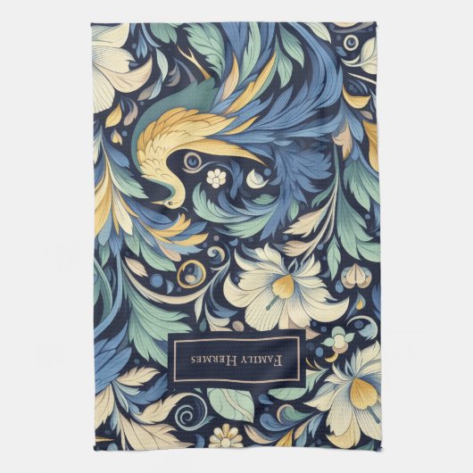 Blume Morris Art Geschirrtuch (Vertikal)