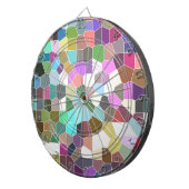 Blume Mosaic Dartscheibe (Vorderseite rechts)