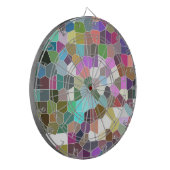 Blume Mosaic Dartscheibe (Vorderseite Links)