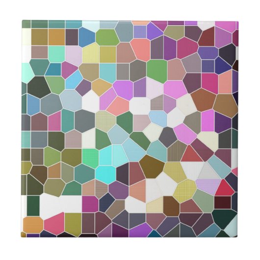 Blume Mosaic Fliese (Vorderseite)