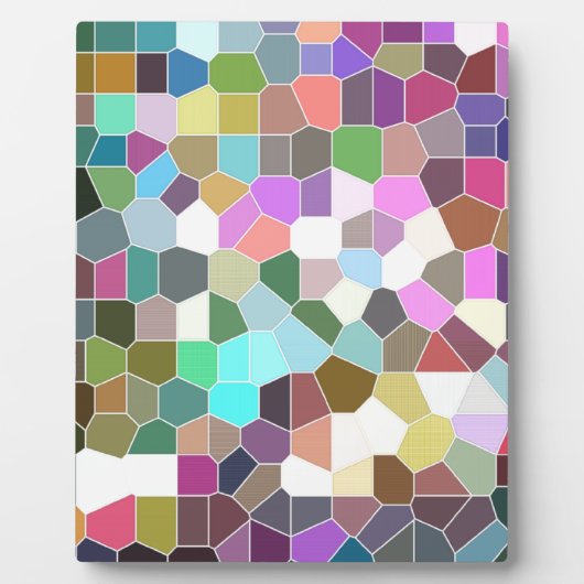 Blume Mosaic Fotoplatte (Vorderseite)