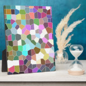 Blume Mosaic Fotoplatte (Seite)