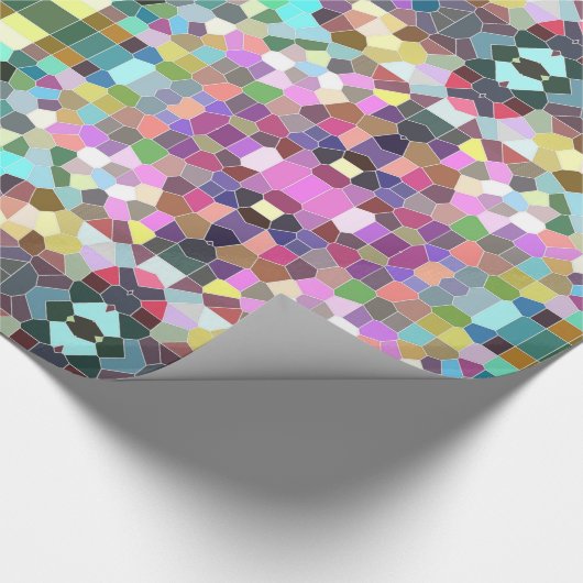 Blume Mosaic Geschenkpapier (Ecke)