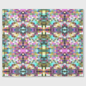 Blume Mosaic Geschenkpapier (Flach)