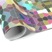 Blume Mosaic Geschenkpapier (Rolleneckpunkt)