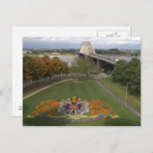 Blume mosaic, Nijmegen Postkarte (Vorne/Hinten)
