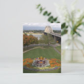 Blume mosaic, Nijmegen Postkarte (Stehend Vorderseite)