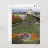 Blume mosaic, Nijmegen Postkarte (Vorne/Hinten)