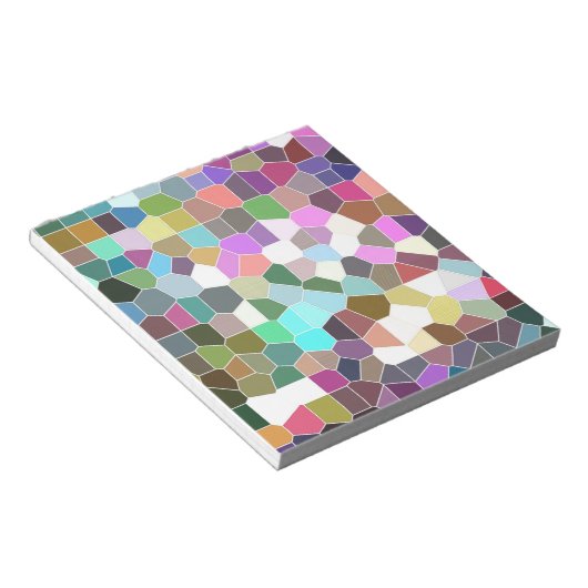 Blume Mosaic Notizblock (angewinkelt)