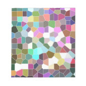 Blume Mosaic Notizblock (Vorderseite)