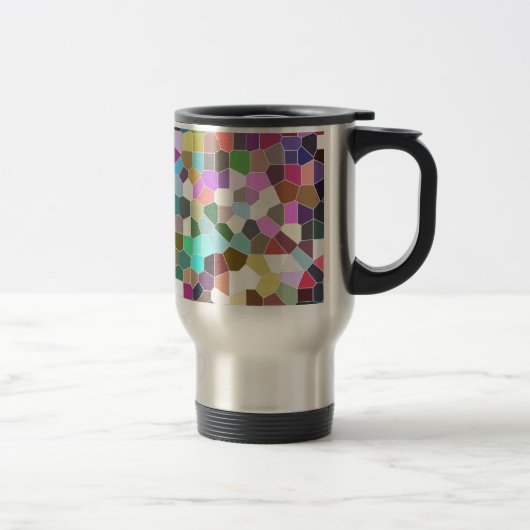 Blume Mosaic Reisebecher (Rechts)
