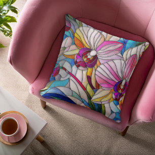 Blume Mosaik Kissen