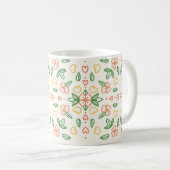 Blume Mosaik-Tasse Kaffeetasse (VorderseiteRechts)