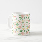 Blume Mosaik-Tasse Kaffeetasse (Vorderseite Links)