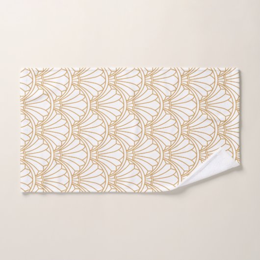 Blume Motif Badhandtuch Set (Handtuch)