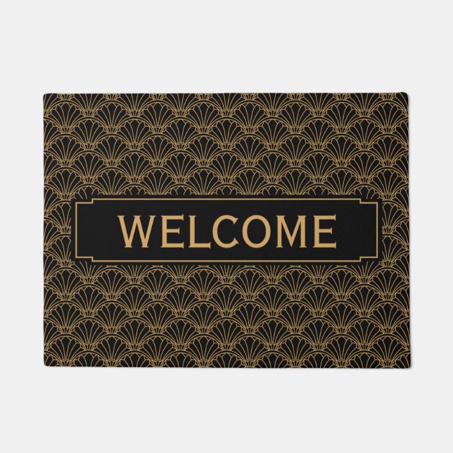 Blume Motif Doormat Fußmatte (Vorderseite)