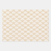 Blume Motif Geschenkpapier Set (Vorderseite 3)